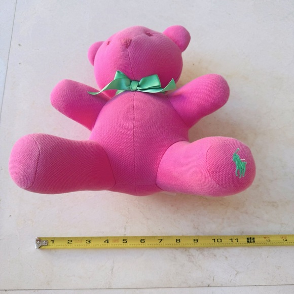 Ralph Lauren Teddy Bear pink plush - Picture 6 of 6